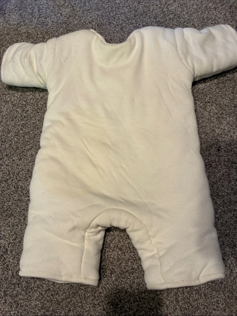 (2) Baby Merlin’s Magic Sleepsuit - Cream, Size Large: 6-9 Months, 18-21 Pounds